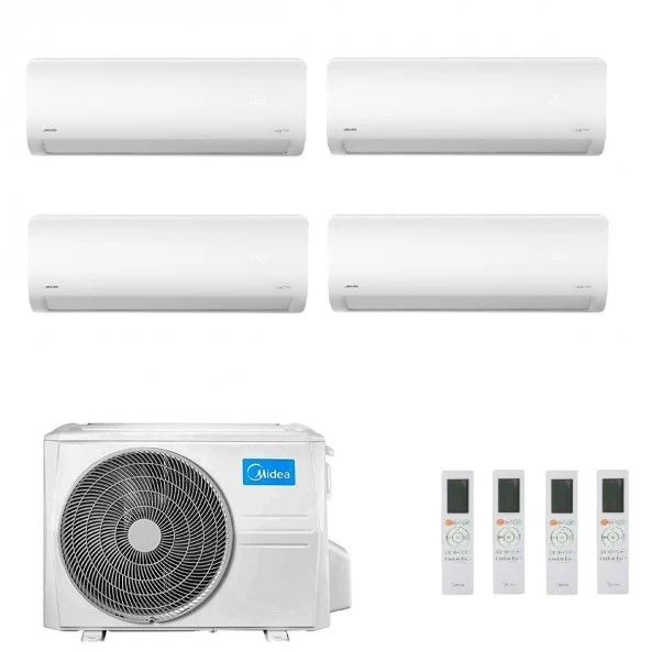 Condizionatore Quadri Split Midea Xtreme Pro Green 9+9+9+12 Btu con M4O-36 R-32 Wi-Fi integrato