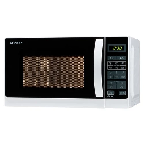 Forno A Microonde Sharp R 642WW 20 Litri 800 W (A25,7xL43,9xP35,8) Grill Bianco