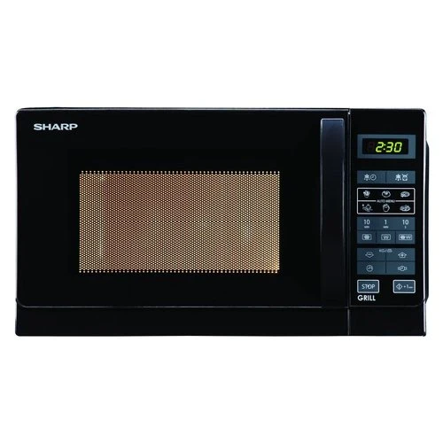 Microonde Sharp R742BKW 25 Litri 900 W Grill (A30,6xL51,3xP42,9) Nero