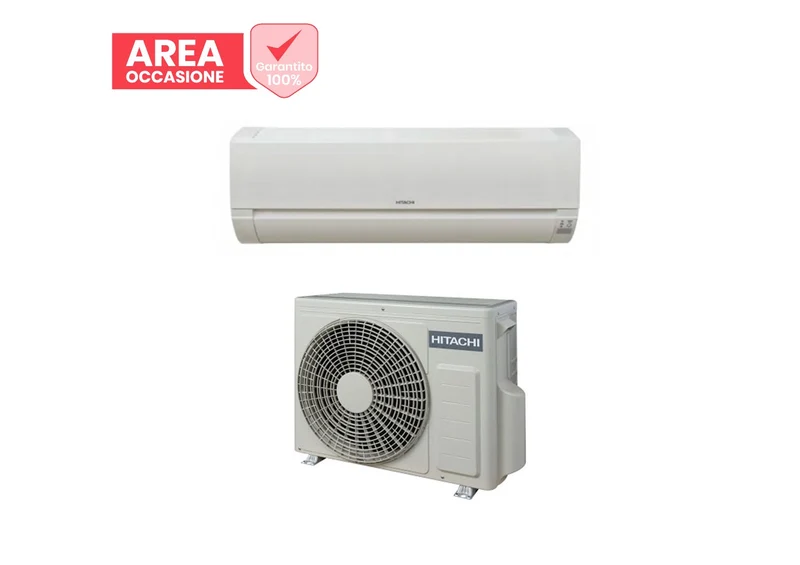 AREA OCCASIONI Climatizzatore Condizionatore Hitachi Inverter Serie Dodai Frost Wash 9000 Btu RAK-25REF R-32 Wi-Fi Optional