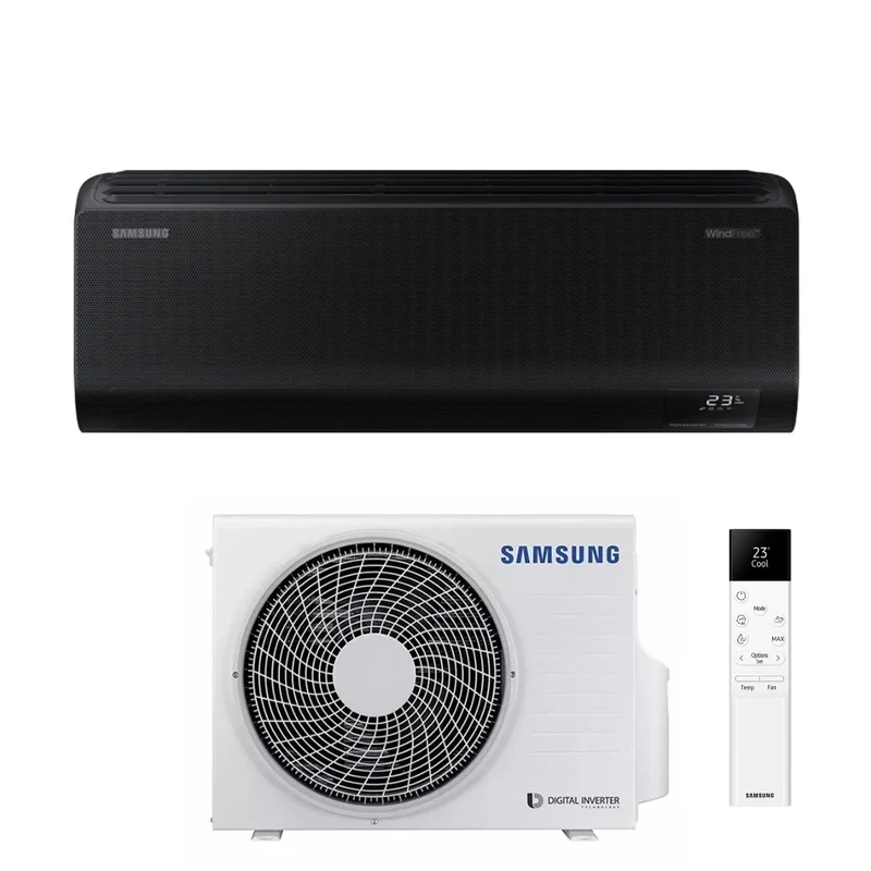 Condizionatore Samsung WindFree Black 12000 Btu F-AR12BLK R-32 Wi-Fi Integrato