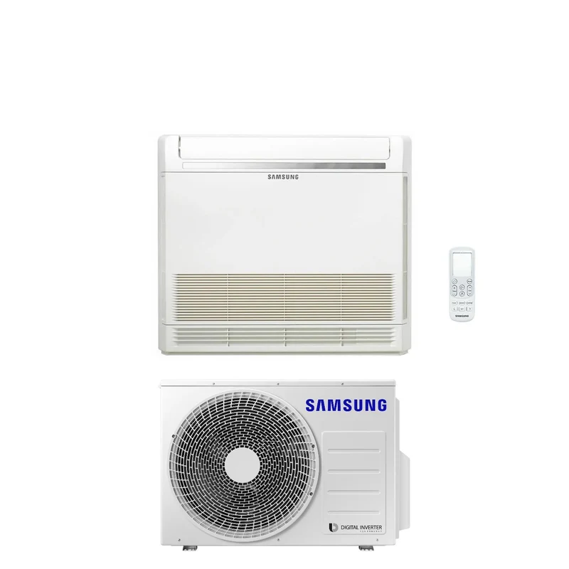 Climatizzatore Condizionatore Samsung Inverter Pavimento Console 18000 Btu AC052RNJDKG/EU R-32 Wi-Fi Optional con Telecomando di serie Incluso