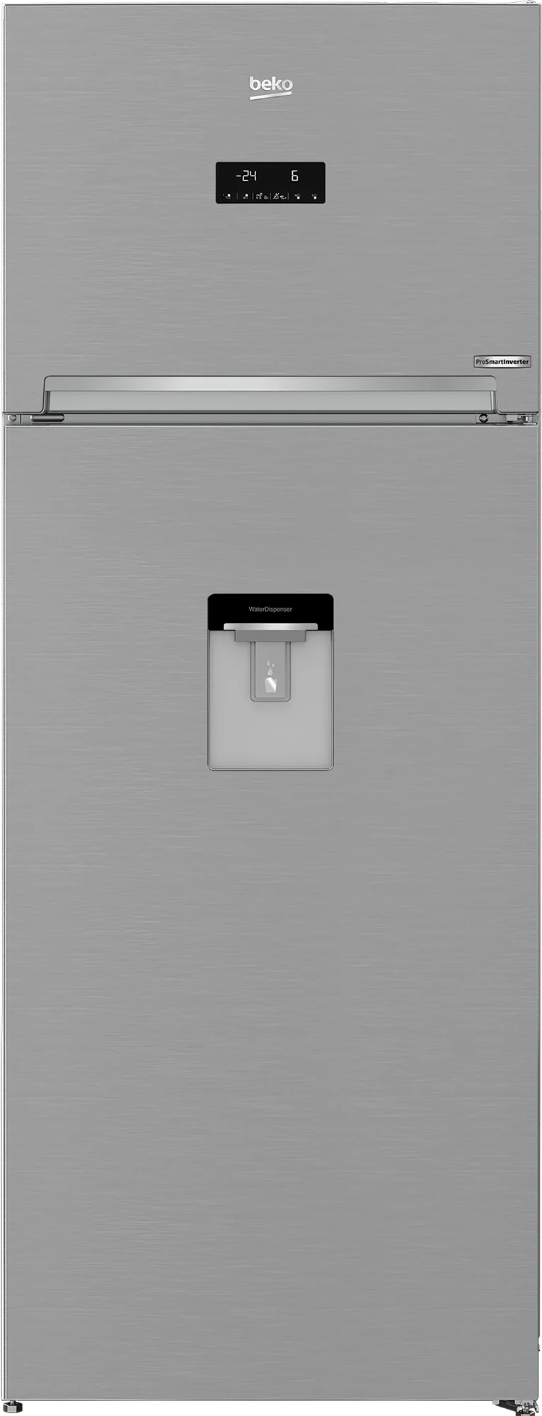 Frigorifero Doppia Porta Beko RDNE455E30DZXBN 402 Litri Classe F (A185xL70xP65,5) No Frost Compressore ProSmart Metallico