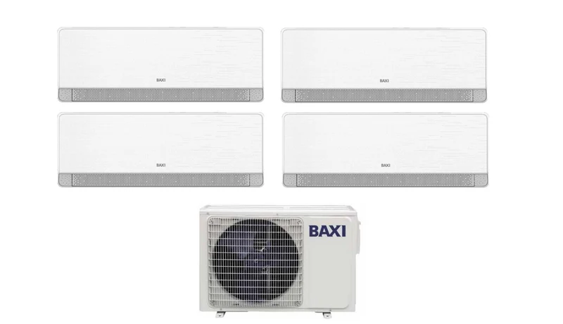 Condizionatore Quadri Split Baxi SIDERA 9+9+9+9 con LSGT100-4M R-32 Wi-Fi Integrato