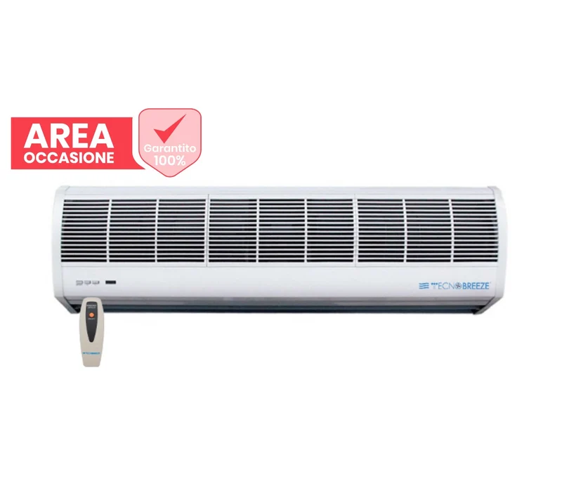 AREA OCCASIONI 2354 Barriera D'Aria Centrifuga Tecnogas Tecnobreeze modello NATURAL WIND 180 da 180 cm con Telecomando codice 14204
