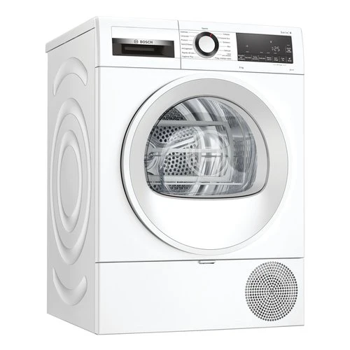 Asciugatrice A Pompa Di Calore Bosch SERIE 6 WQG233D1IT 8 Kg Classe A+++(2021) Auto Dry (A84,2xL59,8xP61,3) Sistema SensitiveDrying Bianco
