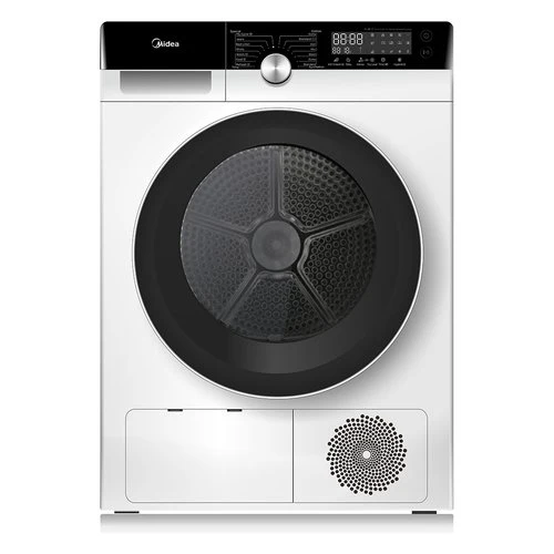Asciugatrice A Pompa Di Calore Midea MDK9A3 KNIGHT 9 Kg Classe A+++(2021) Motore Inverter (A84,5xL64xP59,5) Bianco e Nero