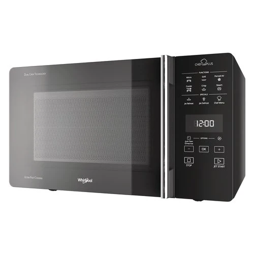 Microonde Combinato Whirlpool Chef Plus Mcp 359 Sl 800 W 25 Litri Grill (A30xL52xP49,4) Funzione Cottura A Vapore Argento