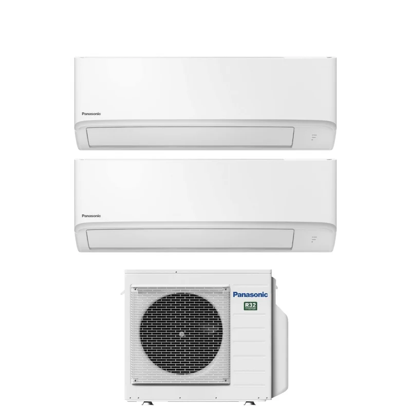 Condizionatore Panasonic Dual Split Inverter serie TZ 9+9 con CU-3TZ52TBE R-32 Wi-Fi Integrato 9000+9000