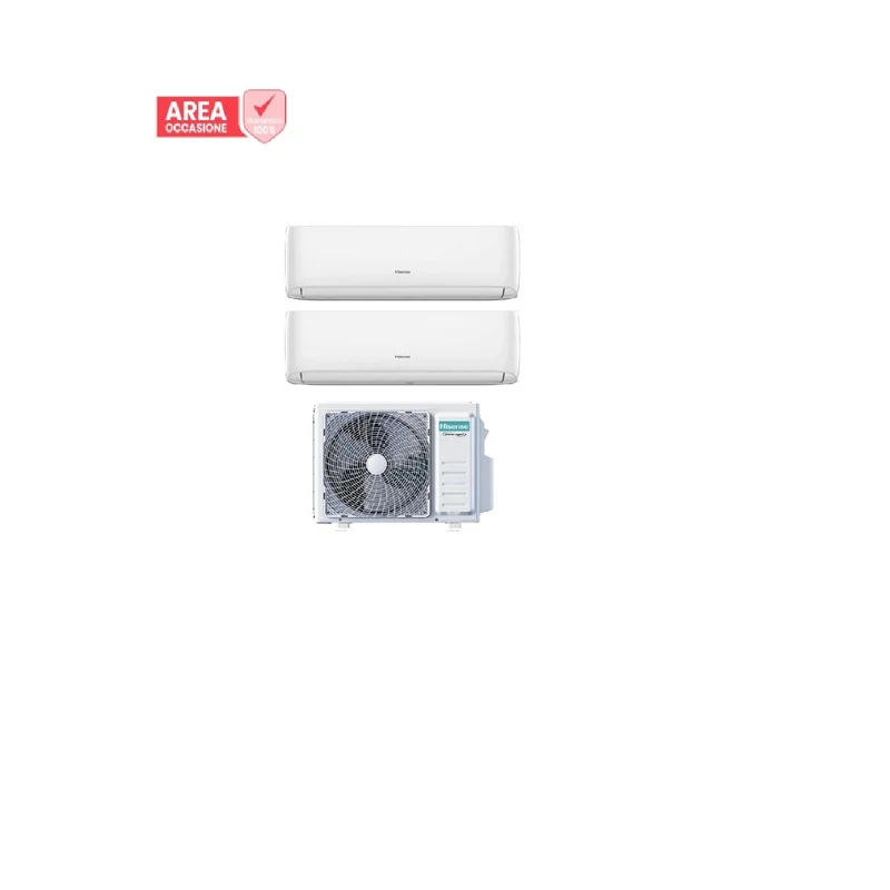 AREA OCCASIONI 2348 Condizionatore Dual Split Hisense Hi-Comfort 9+9 con 2AMW42U4RGC R-32 Wi-Fi Integrato