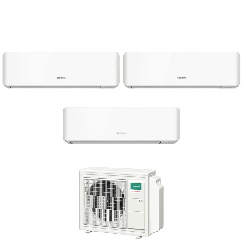Condizionatore Trial Split General Fujitsu Standard KM 7+7+14 con AOHG24KBTA3 R-32 Wi-Fi Integrato