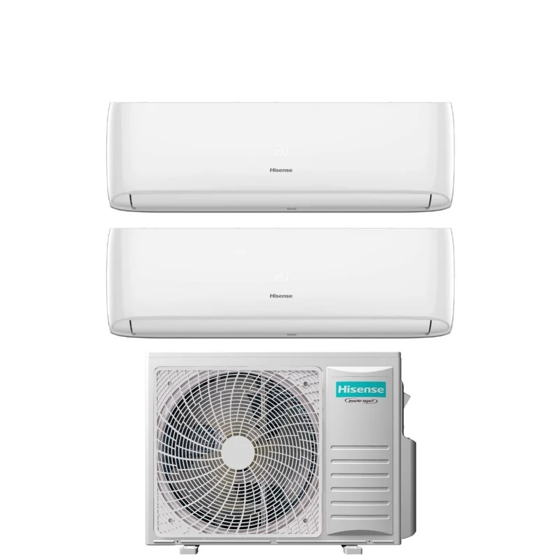 Condizionatore Dual Split Hisense Hi-Comfort 7+18 con 3AMW72U4RJC R-32 Wi-Fi Integrato