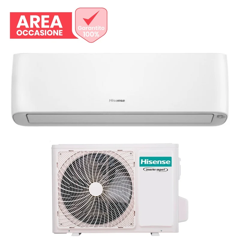 AREA OCCASIONI Climatizzatore Condizionatore Hisense Inverter serie ENERGY PRO X 9000 Btu QE25XV2AG + QE25XV2XW R-32 Wi-Fi Integrato Classe A+++/A+++