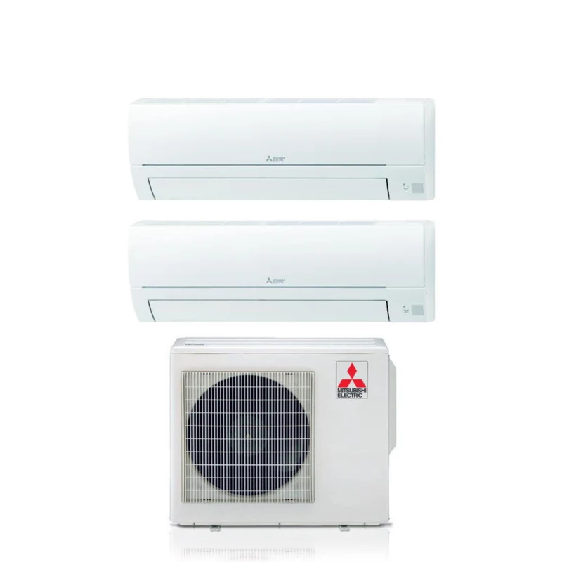 Climatizzatore Condizionatore Mitsubishi Electric Dual Split Inverter serie SMART MSZ-HR 15+15 con MXZ-3HA50VF R-32 Wi-Fi Optional 15000+15000