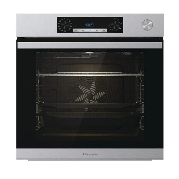 Forno Elettrico Ventilato Hisense BSA66226AX 77 Litri Classe A (A59,5xL59,5xP56) Pulizia Acqua Clean Cavità XXL Inox