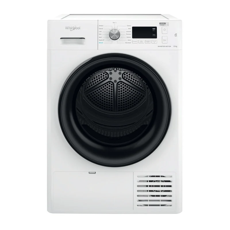 Asciugatrice A Pompa Di Calore Whirlpool FFTN M11 8X3B IT 8 Kg Classe A+++ (A84,9xL59,5xP64,9) Tecnologia 6° Senso