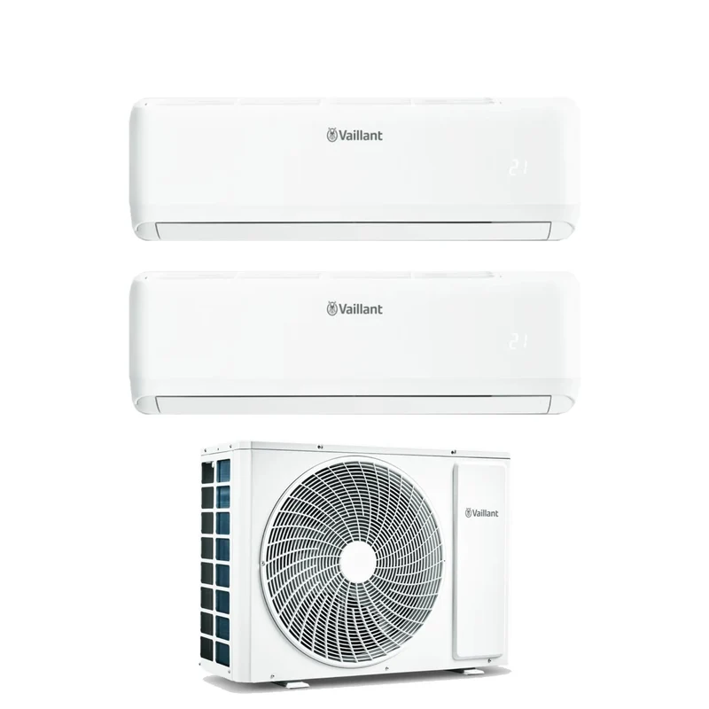 Condizionatore Dual Split Vaillant ClimaVAIR Pro 7+9 con VAM1-040A2NO R-32 Wi-Fi Integrato