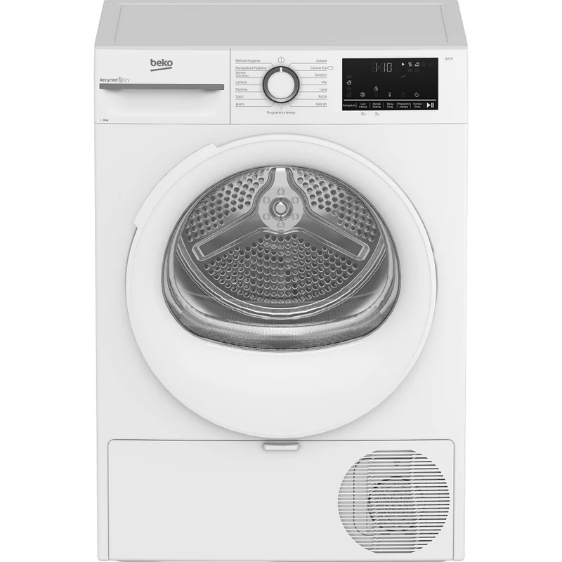 Asciugatrice A Pompa Di Calore Beko BMT481WI 8 Kg A+++ (A84,6xL59,8xP60,7) Bianco Motore ProSmart™ Inverter