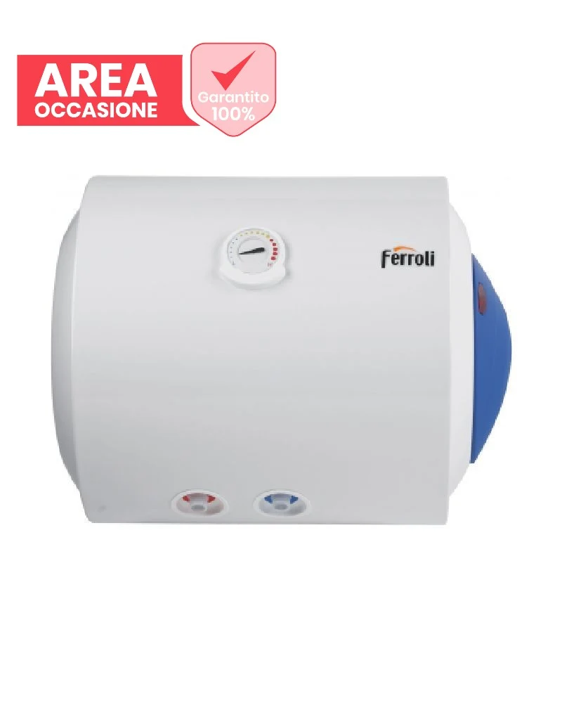AREA OCCASIONI Scaldabagno Elettrico Ferroli Modello Calypso Smart 50 HO Litri Orizzontale
