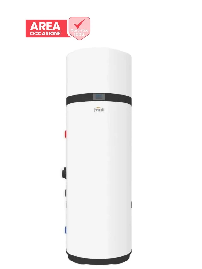 AREA OCCASIONI Scaldabagno a Pompa di Calore Ferroli EGEA TECH HT 200 2CP0022F Wi-Fi Integrato A+