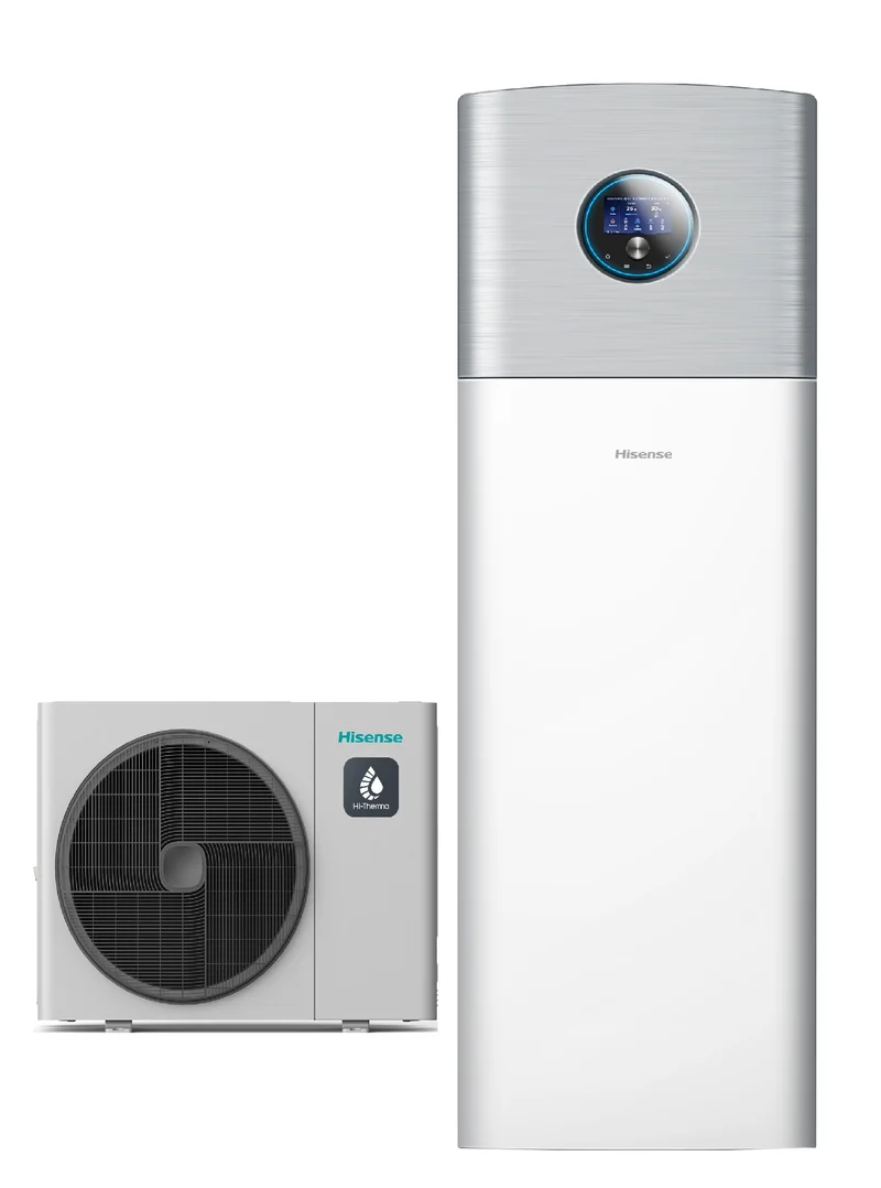 Pompa di Calore Splittata Monoventola Aria/Acqua Hisense Hi-Terma 12 kW AHM-120HCDSAA+AHW-120HCDS1 R-32 Wi-Fi Optional con Comando Incluso