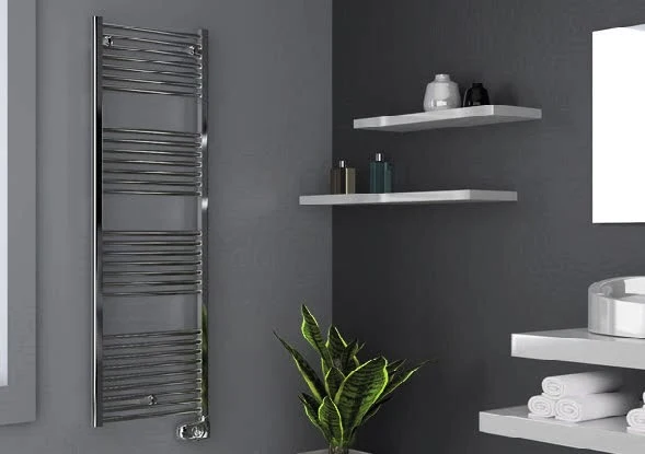 Termoarredo Scaldasalviette Elettrico Cordivari LISA 22 Cromato In Acciaio con Termostato Ambiente Digitale ECO