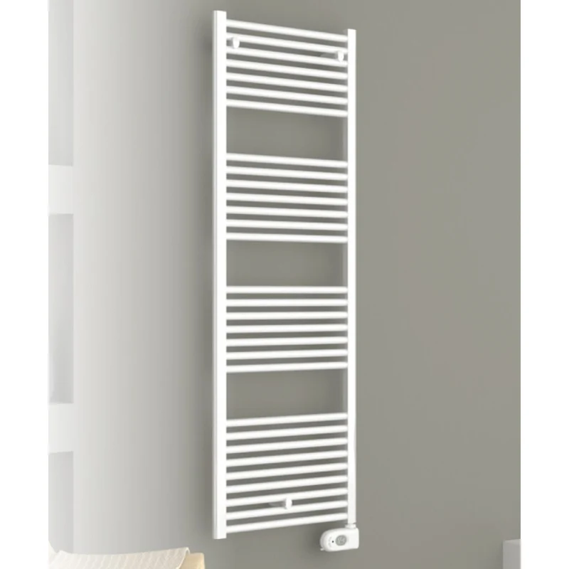 Termoarredo Scaldasalviette Elettrico Cordivari LISA 22 Bianco In Acciaio con Termostato Ambiente Digitale ECO