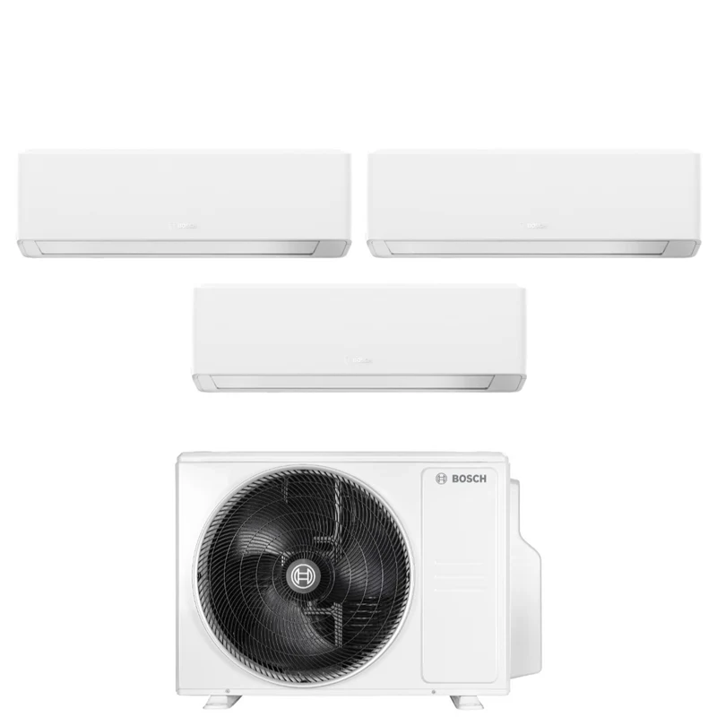 Klimaanlage Trial-Split Bosch CLIMATE 7000i WHITE 9+9+9 mit 5000M 79/3 E R-32 WLAN integriert