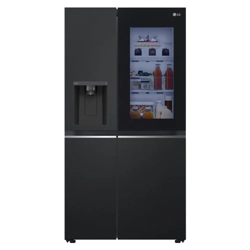 Frigorifero Side By Side Lg GSGV81EPLL 635 Litri Classe E (A179xL91,3xP73,5) Total No Frost ThinQ Alexa Google Assistant Nero Opaco
