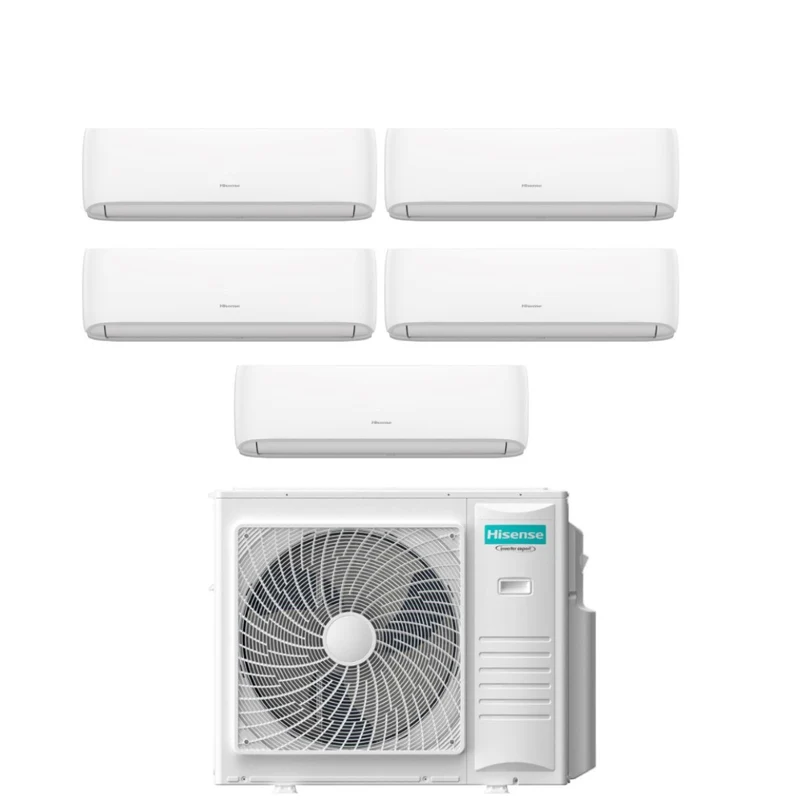 Klimaanlage Penta-Split Hisense Hi-Comfort 9+9+9+9+12 mit 5AMW105U4RQC R-32 WLAN integriert
