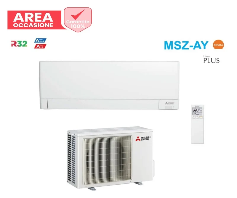 SCHNÄPPCHENBEREICH 2349 Klimaanlage Mitsubishi Electric Inverter Plus Line MSZ-AY-Serie 12000 Btu MSZ-AY35VGKP R-32 Integriertes WLAN A+++/A++