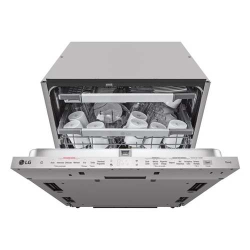 Lavastoviglie A Incasso Lg Serie 4 DB475TXS 14 Coperti Classe A (A81,5xL59,8xP55,4) QuadWash ThinQ Alexa Google Assistant Acciaio Inox