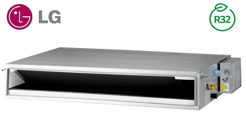 LG 24000 BTU Inverter-Innengerät für Kanalheizung und Wandmontage (nur Innengerät) CL24R.N30 Niedrige Förderhöhe, R-32-Gas, WLAN optional, komplett mit kabelgebundener Steuerung
