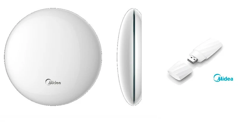 Sistema Di Controllo Remoto Midea Wf-60a1-C + Smart Kit Wi-Fi Ce-Sk102