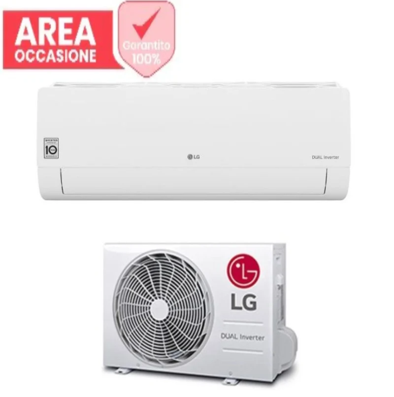 AREA OCCASIONE Climatizzatore Condizionatore LG Inverter Serie Libero Smart 9000 Btu S09ET NSJ Wi-Fi Integrato R-32 Classe A++/A+