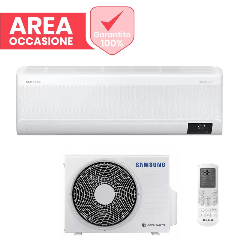 AREA OCCASIONI Climatizzatore Condizionatore Samsung Inverter serie WINDFREE ELITE 12000 Btu F-AR12ELT R-32 AR12CXCAAWKNEU Wi-Fi Integrato