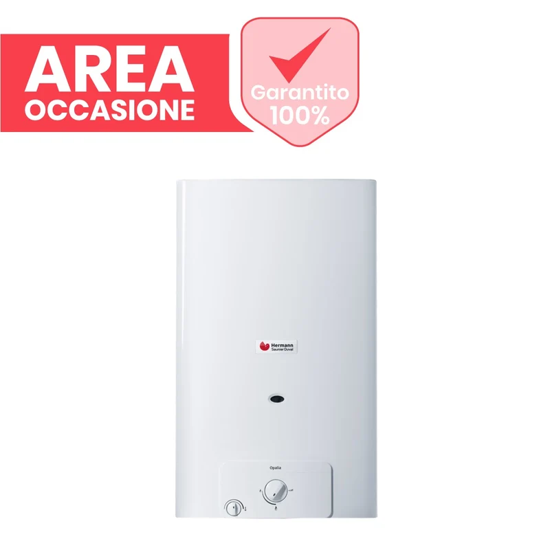 AREA OCCASIONI Scaldabagno a Camera Aperta Hermann Saunier Duval OPALIA C 14 Metano Low NOx Accensione Elettronica 0010023834