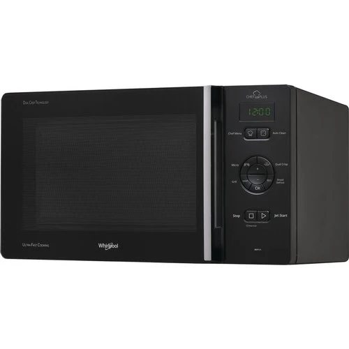 Microonde Whirlpool MCP 345 BL Chef Plus 25 Litri con Grill (A30,1×L52×P42,5) Nero