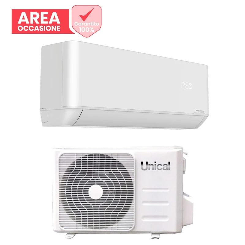 SCHNÄPPCHENBEREICH 2470 Klimaanlage Unical Inverter-Klimaanlage FLOWY-Serie 12000 Btu FLWY 12H R-32 Wi-Fi Optional Klasse A++/A+