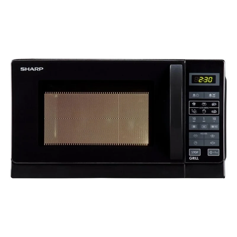 Forno A Microonde Sharp R642BKW 800 W 20 Litri Touch (A25,7xL43,9xP35,8) Nero Grill Con Griglia Al Quarzo