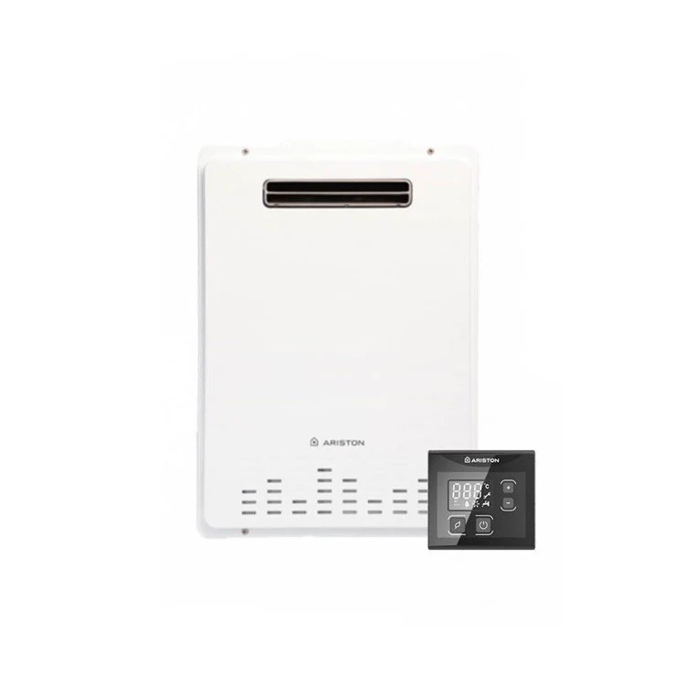 Scaldabagno Da Esterno Ariston Next Evo X Outdoor 22 Litri Gpl con Kit di Trasformazione