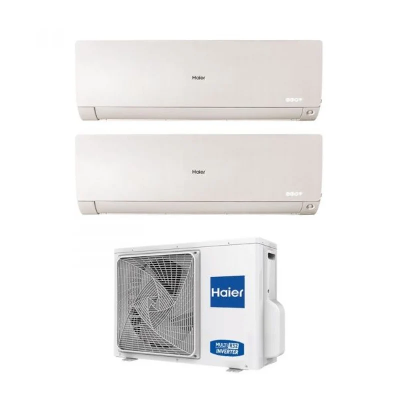 Condizionatore Dual Split Haier Flexis Plus White 7+12 con 2U40S2SM1FA R-32 Wi-Fi Integrato Bianco