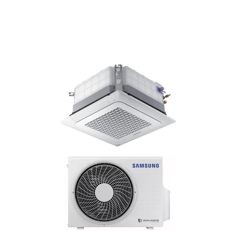 Condizionatore a Cassetta 4 Vie Samsung Mini Windfree 18000 Btu AC052RNNDKG R-32 Wi-Fi Optional con Pannello
