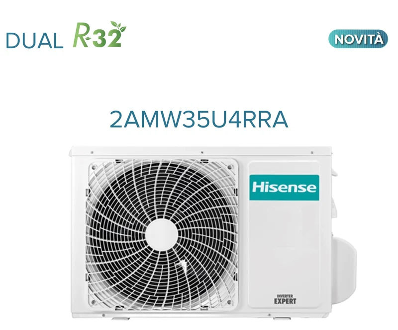 Unità Esterna Hisense Motore Multisplit 2amw35u4rra Dual Split R-32 Classe A++/A+