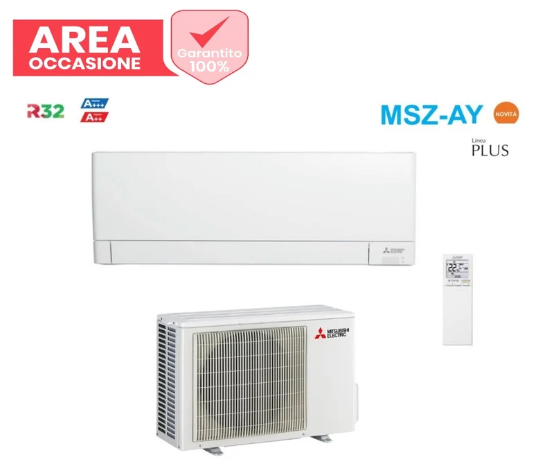SCHNÄPPCHENBEREICH Klimaanlage Mitsubishi Electric Inverter Plus Line MSZ-AY-Serie 12000 Btu MSZ-AY35VGKP R-32 Integriertes WLAN A+++/A++