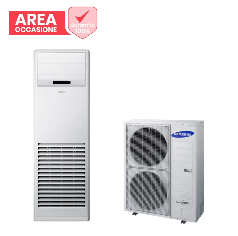 SCHNÄPPCHENBEREICH Samsung Inverter-Säulenklimaanlage 48000 Btu AC140KNPDEH Dreiphasig R-410