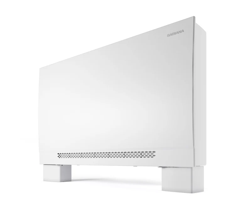 Gebläsekonvektor Slim Fan mit Mobile Sabiana WHISPER CFF-ECM-MV-CB-T 40 mit Comando Digitale Wi-Fi e BT e Motore Inverter