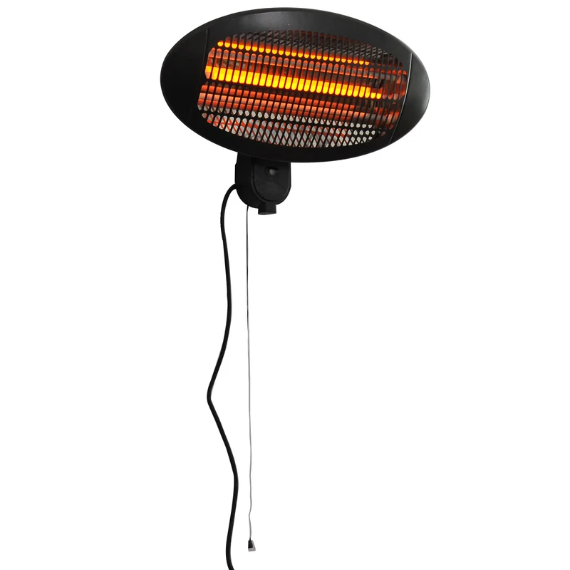 Easycomfort Elektrische Gartenheizung Quarz-Wandleuchte, Leistung 650 W/1300 W/2000 W, 50 x 16 x 36 cm