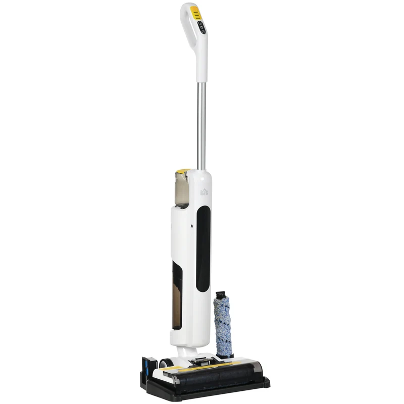 EASYCOMFORT Aspirapolvere Senza Fili Wet & Dry, Scopa Elettrica Lavapavimenti con 2 Serbatoi