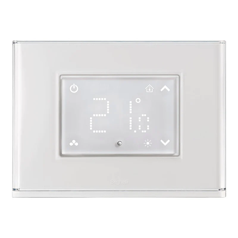Termostato Beghelli Touch con Display e Placca Luminosa 60047